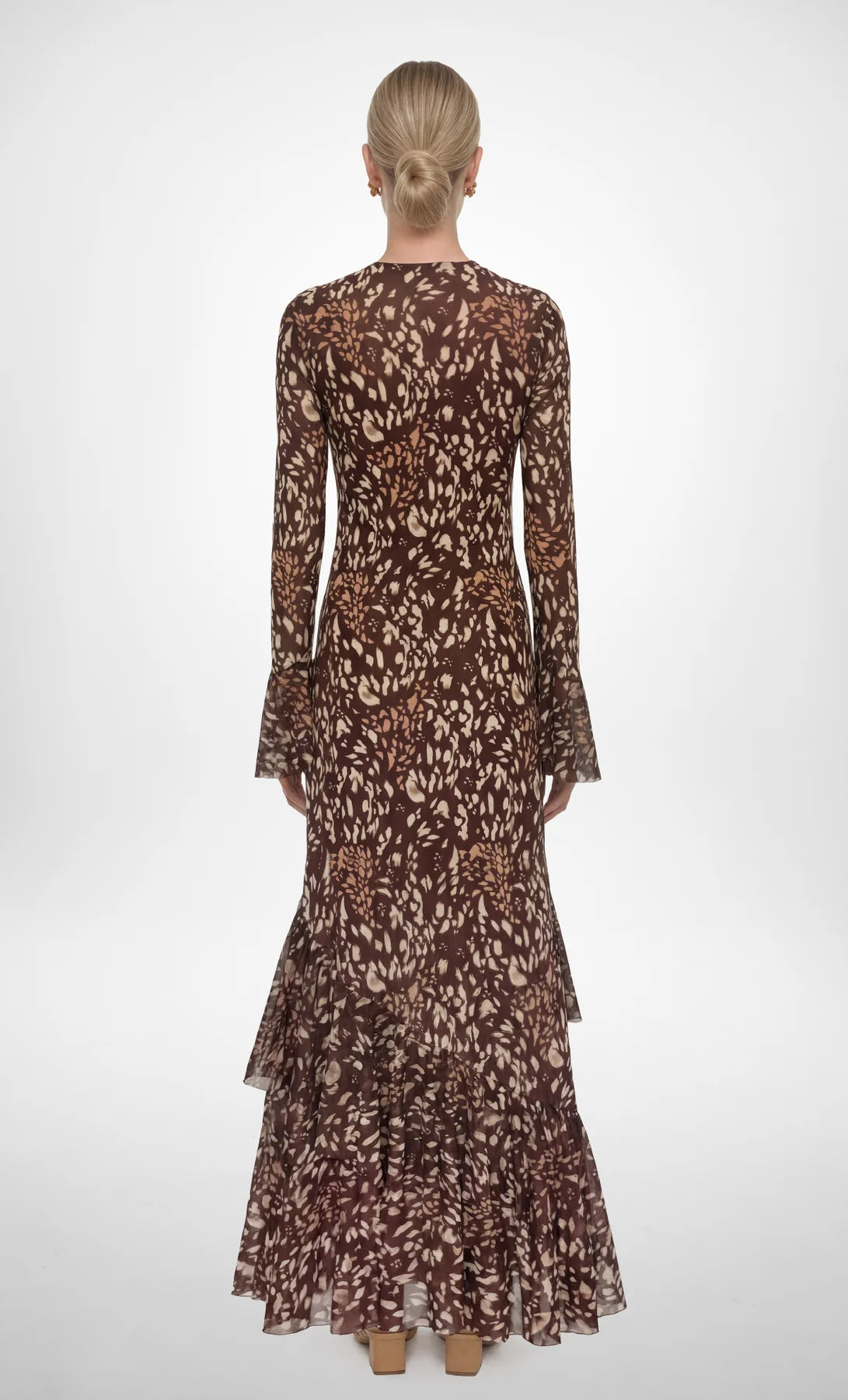 ESPECIA Kotiya Maxi  Dress , Brown