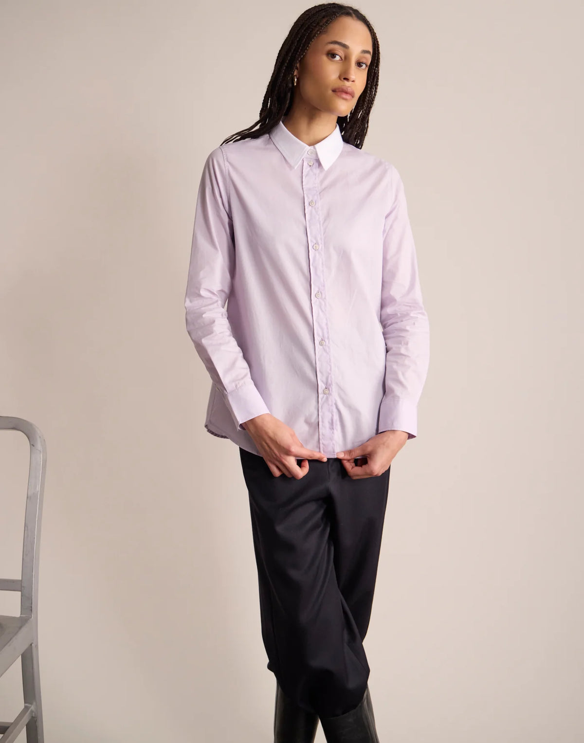 Ines De La Fressange Martin Parme Shirt