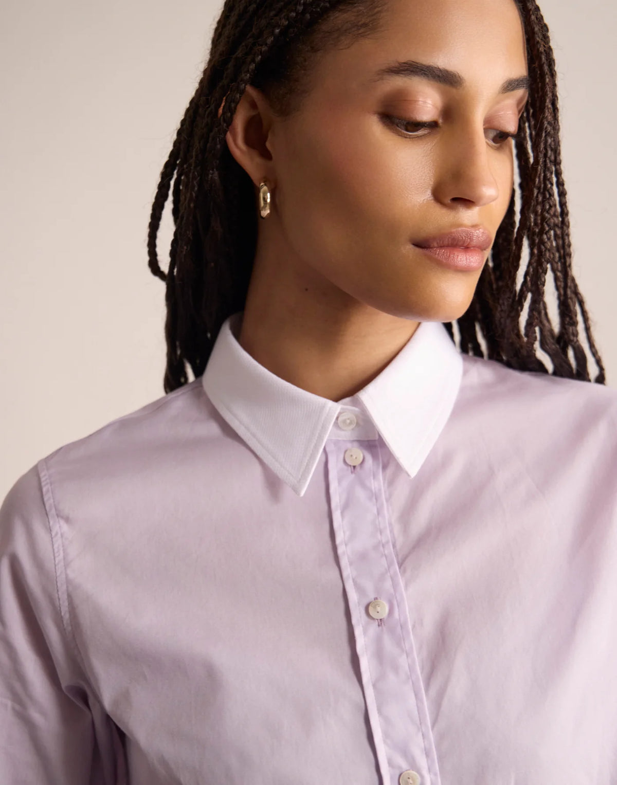 Ines De La Fressange Martin Parme Shirt