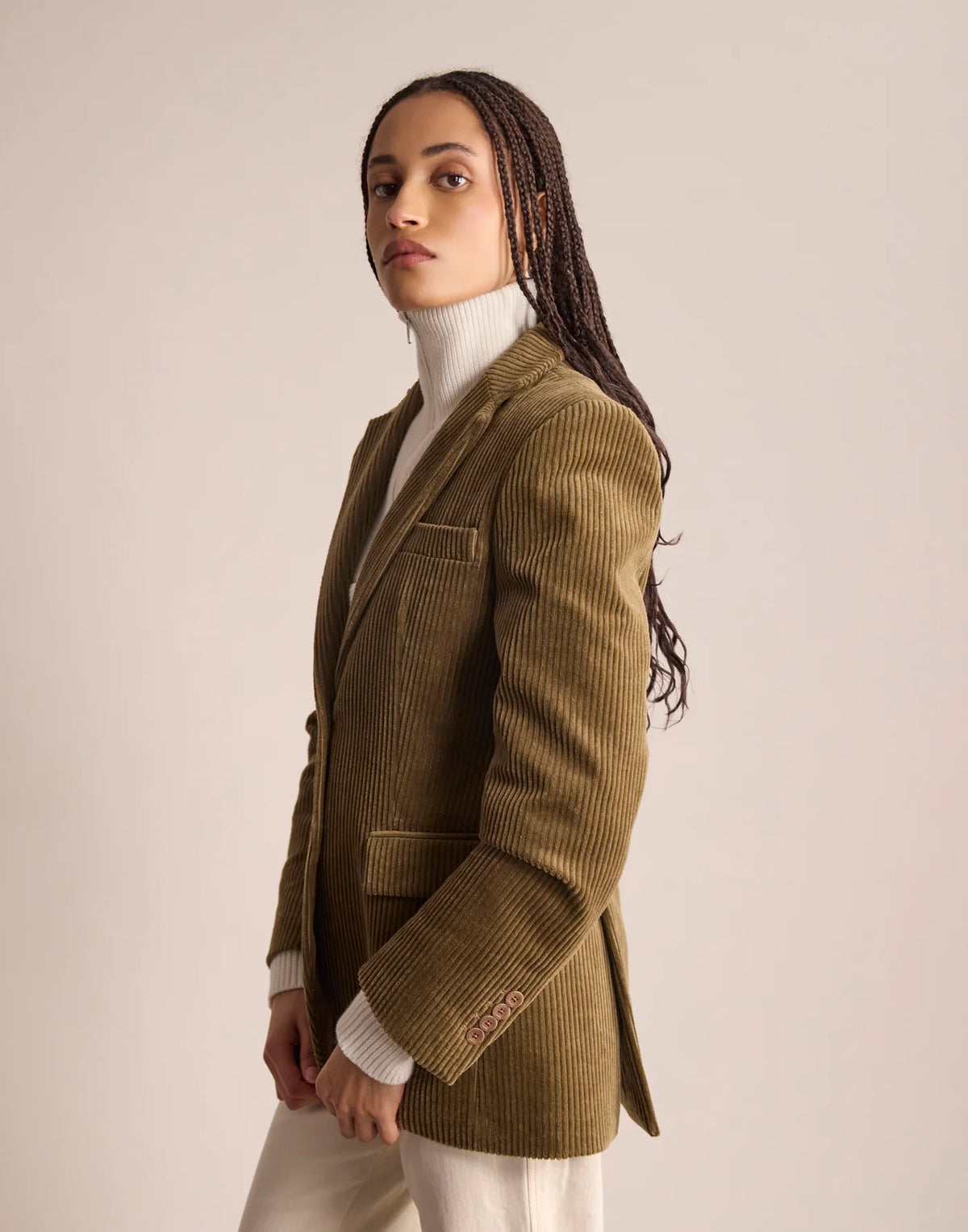 Ines De La Fressange Louane Jacket in Beige