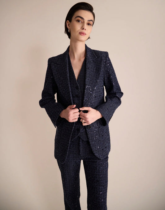 Ines De La Fressange - Thadée Blue Jacket