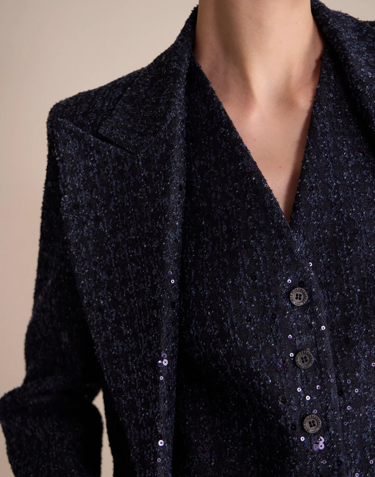 Ines De La Fressange - Thadée Blue Jacket