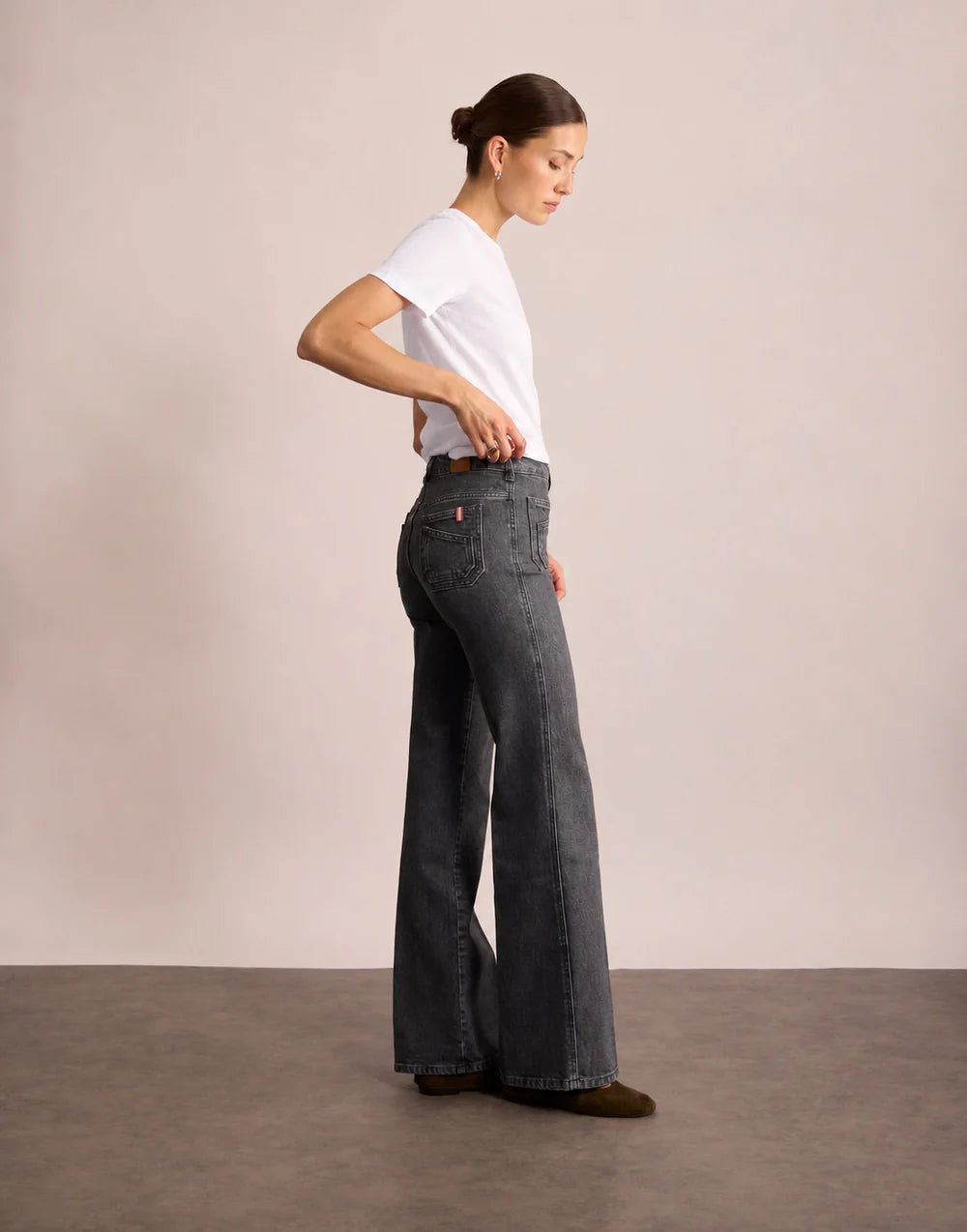 Ines De La Fressange - Rick Denim Grey Jeans
