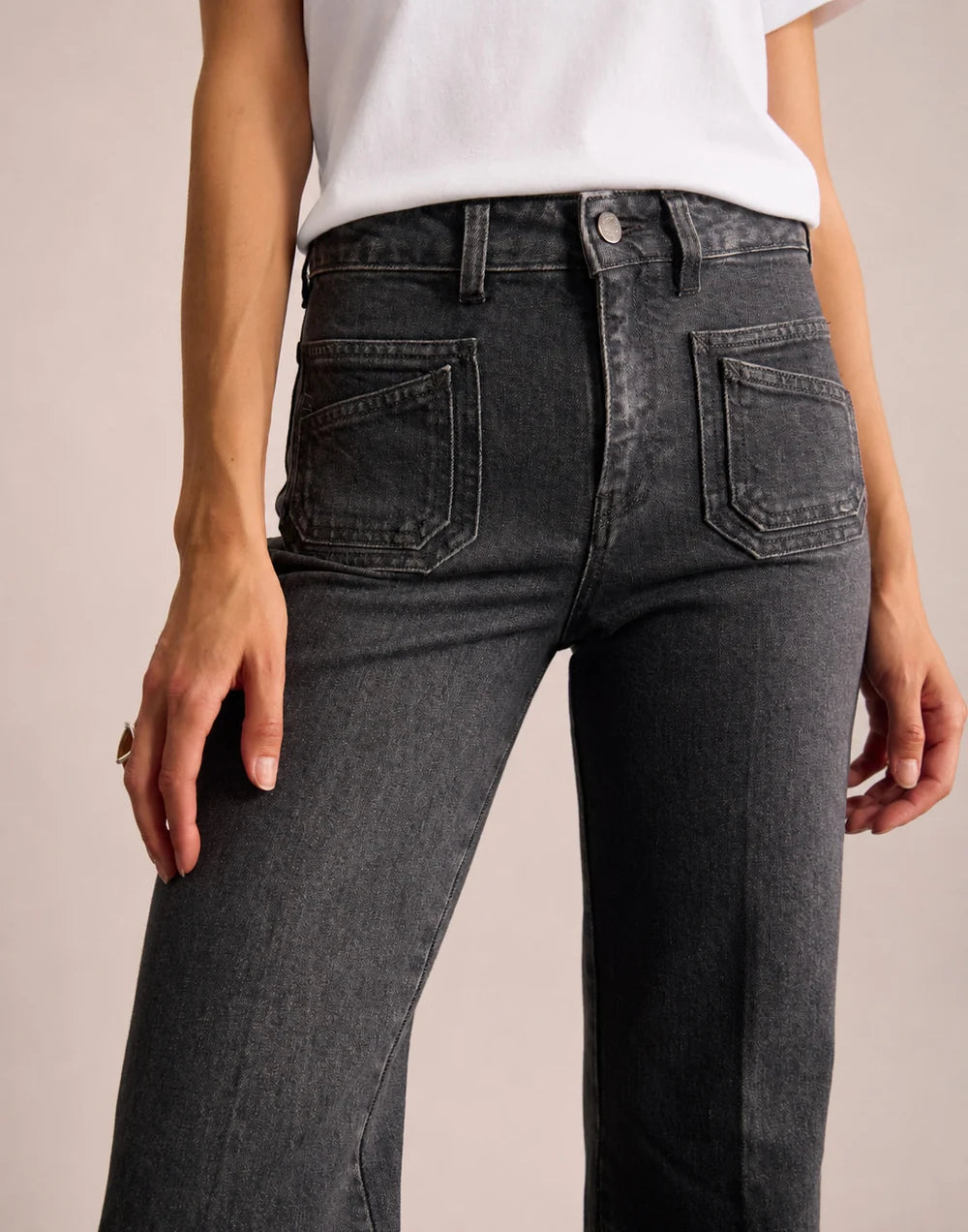 Ines De La Fressange - Rick Denim Grey Jeans