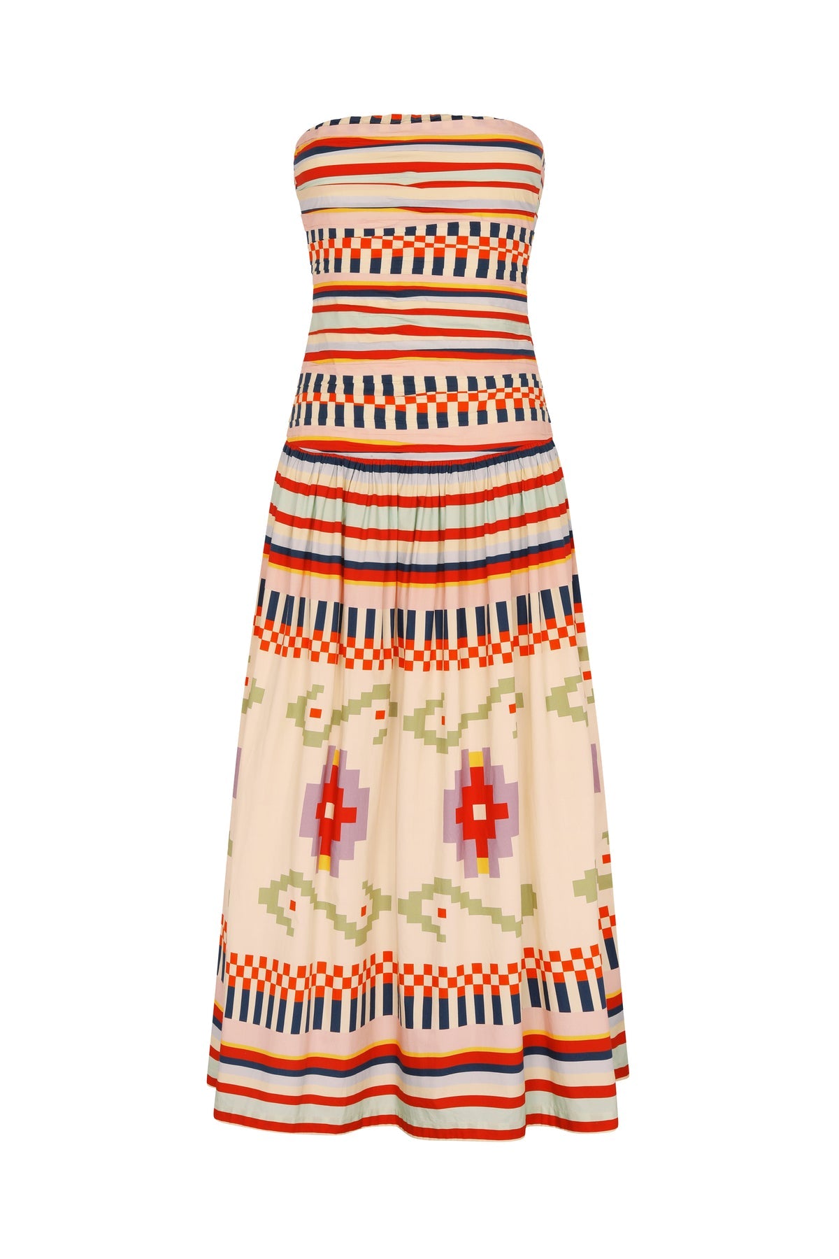 Carolina K Malla  Dress- Multi Print