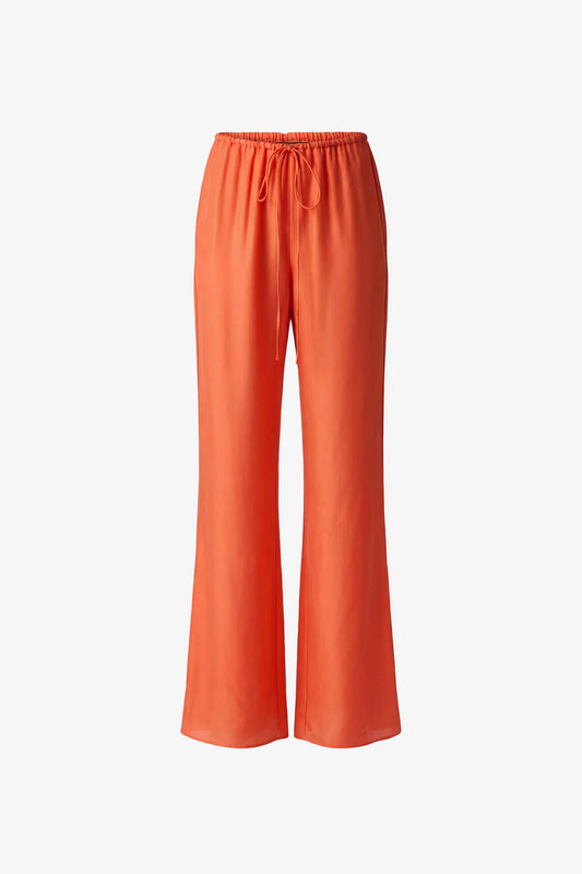 Toccin Nela Drawstring Flared Pull on Pant, Flame