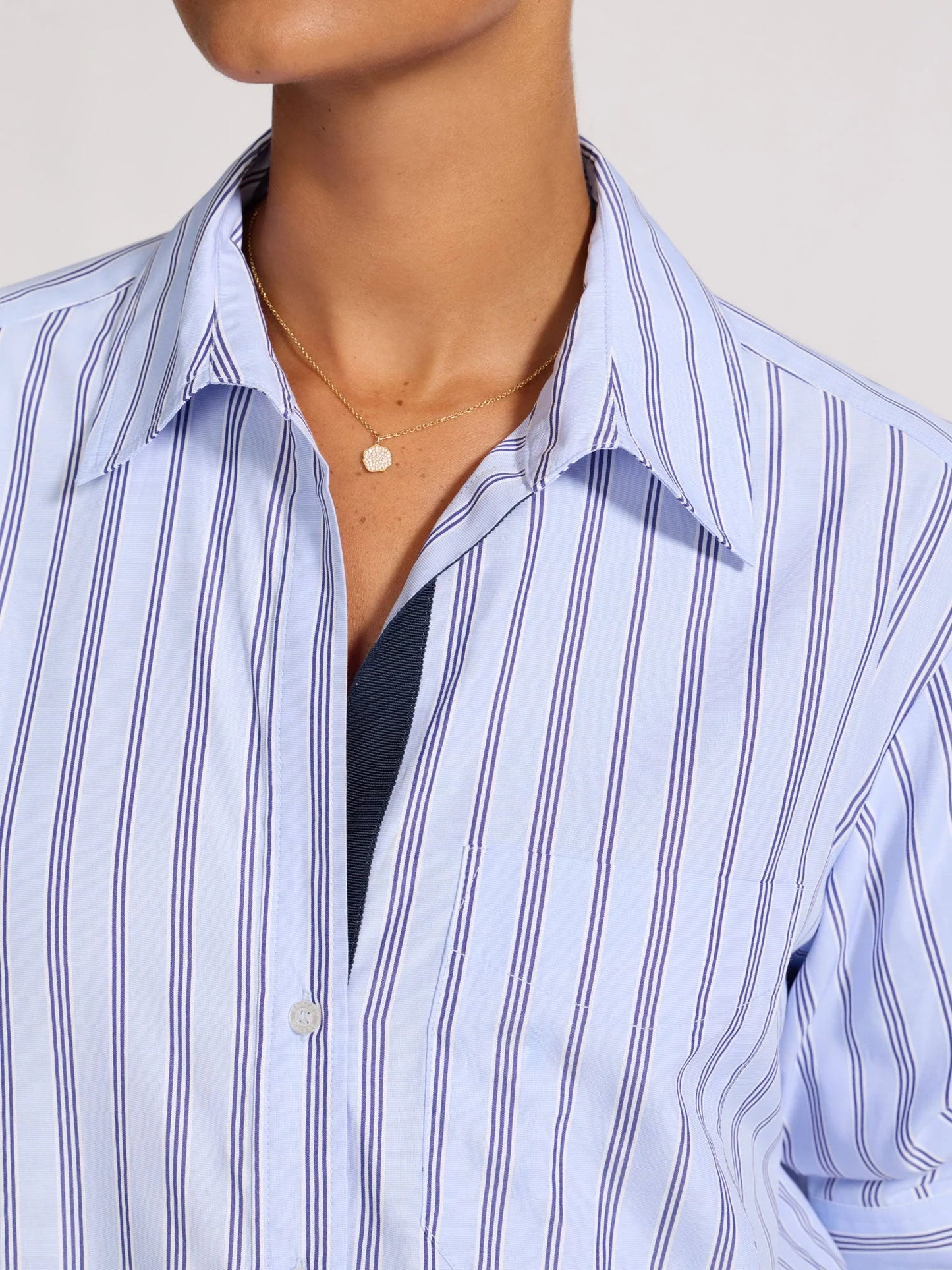 Brochu Walker the Pia Shirt in Montecito Stripe