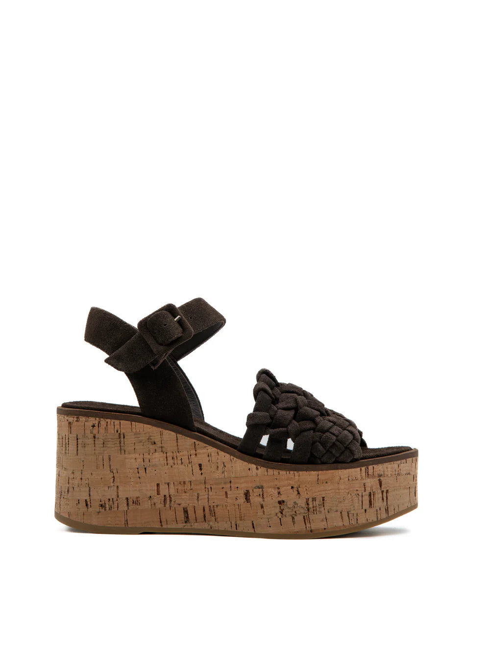 Paloma Barcelo Ressy Suede Chocolate Sandal