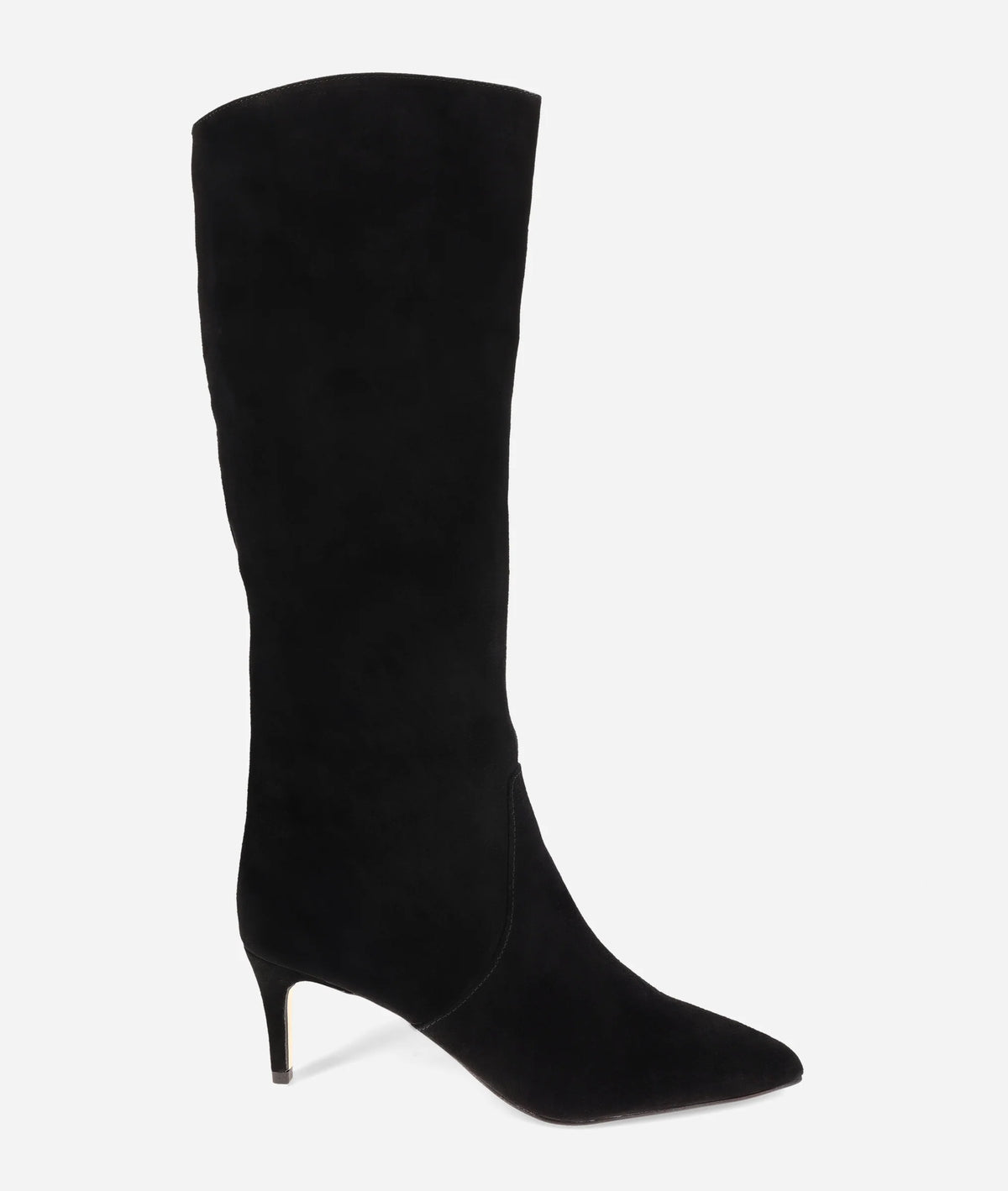 Pelle Moda Ravina Knee High Boot in Black Suede