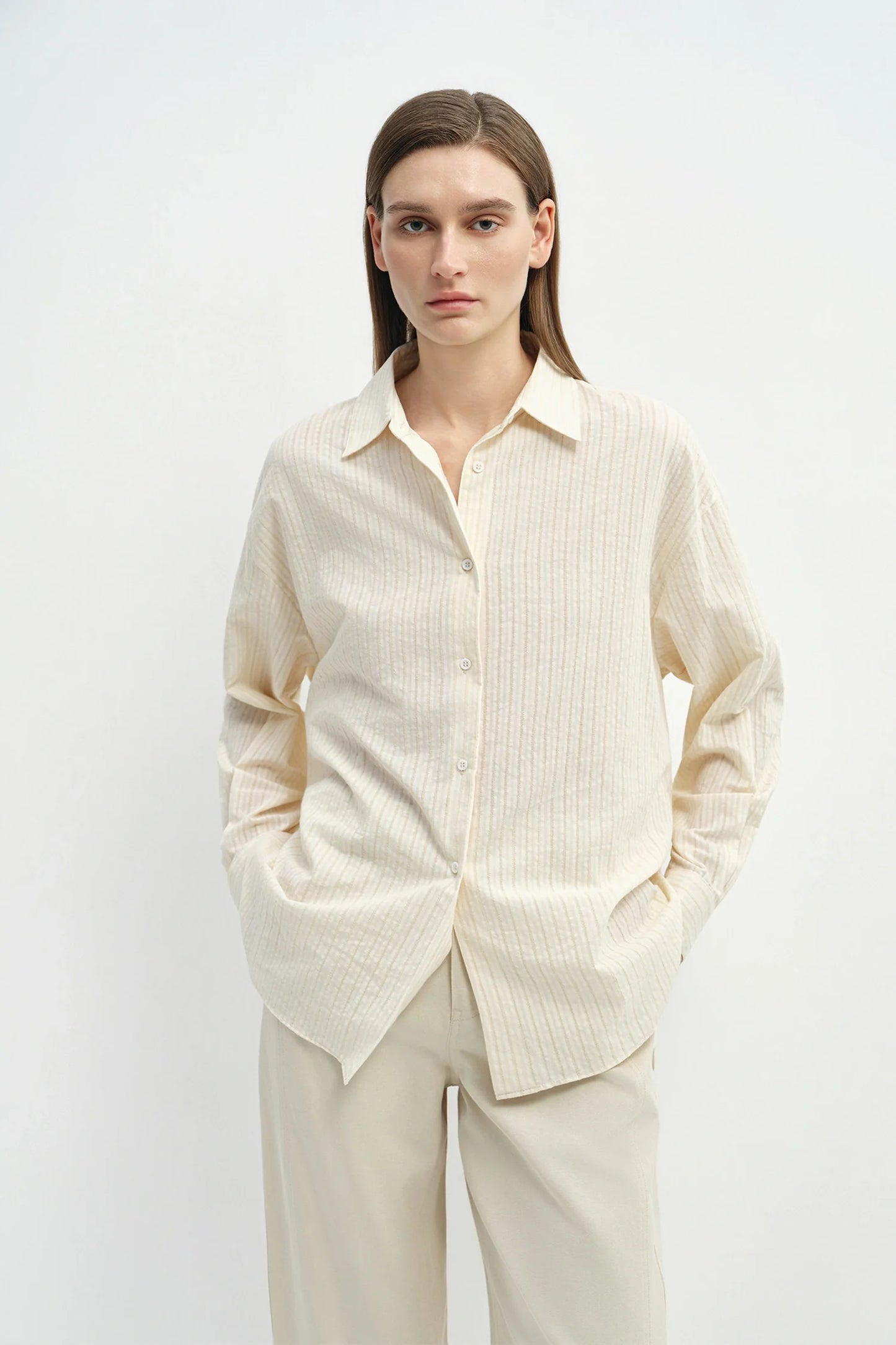 Rue Sophie Odette Yarn Dye Stripe Shirt