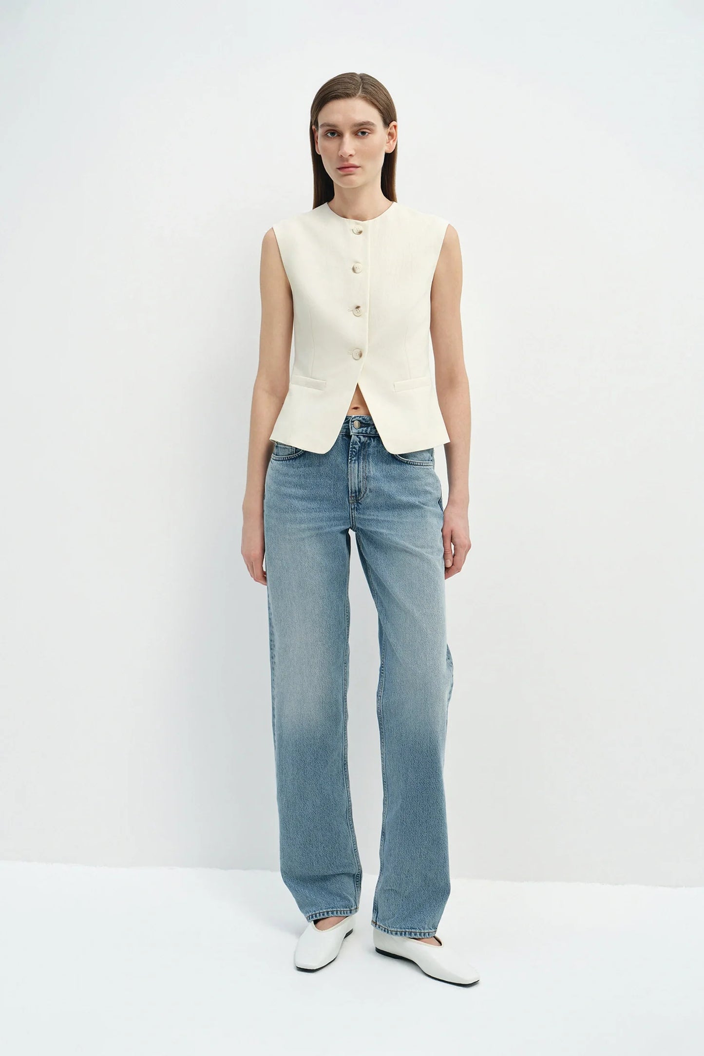 Rue Sophie Elira Button Front Vest