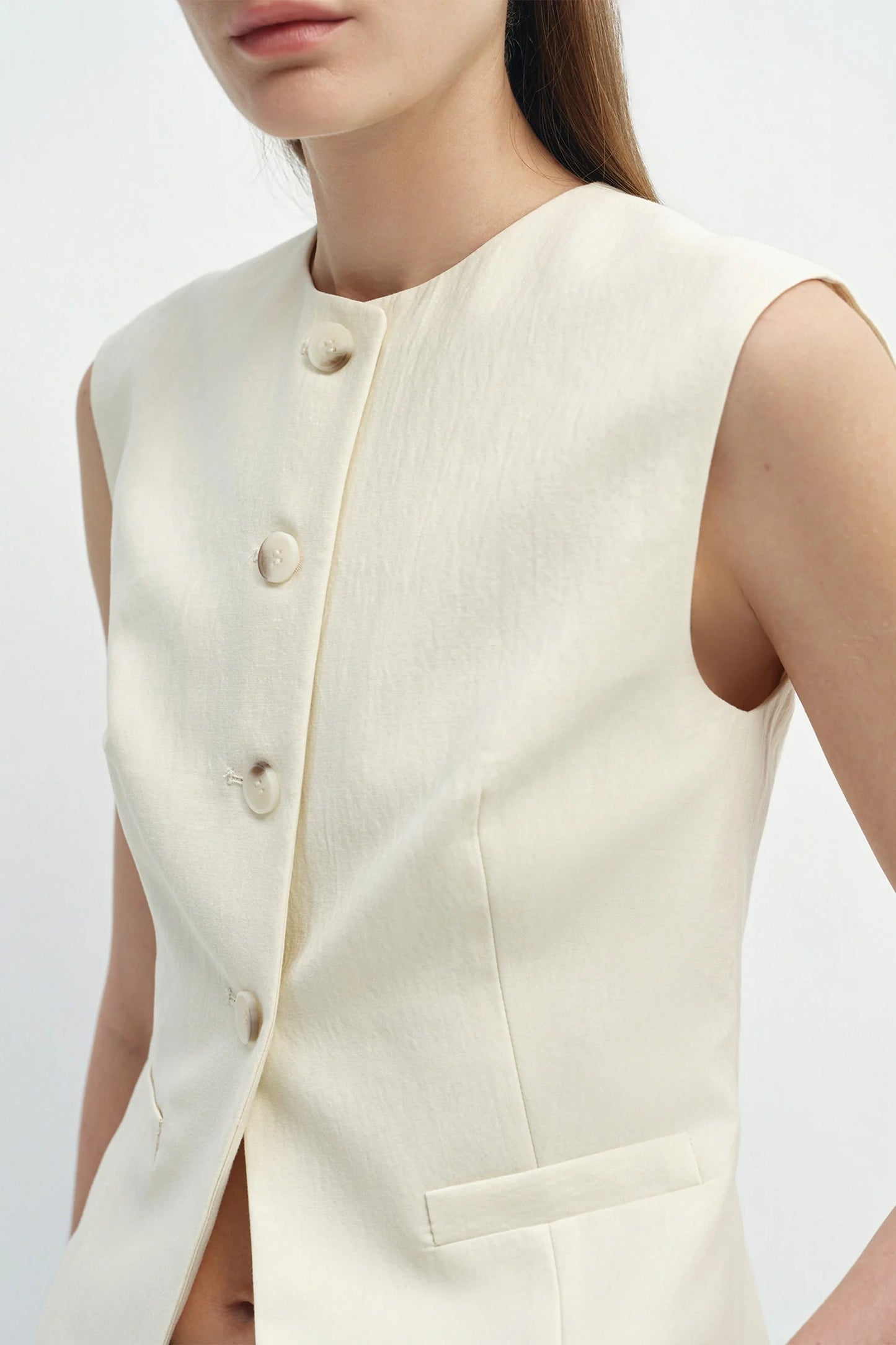 Rue Sophie Elira Button Front Vest