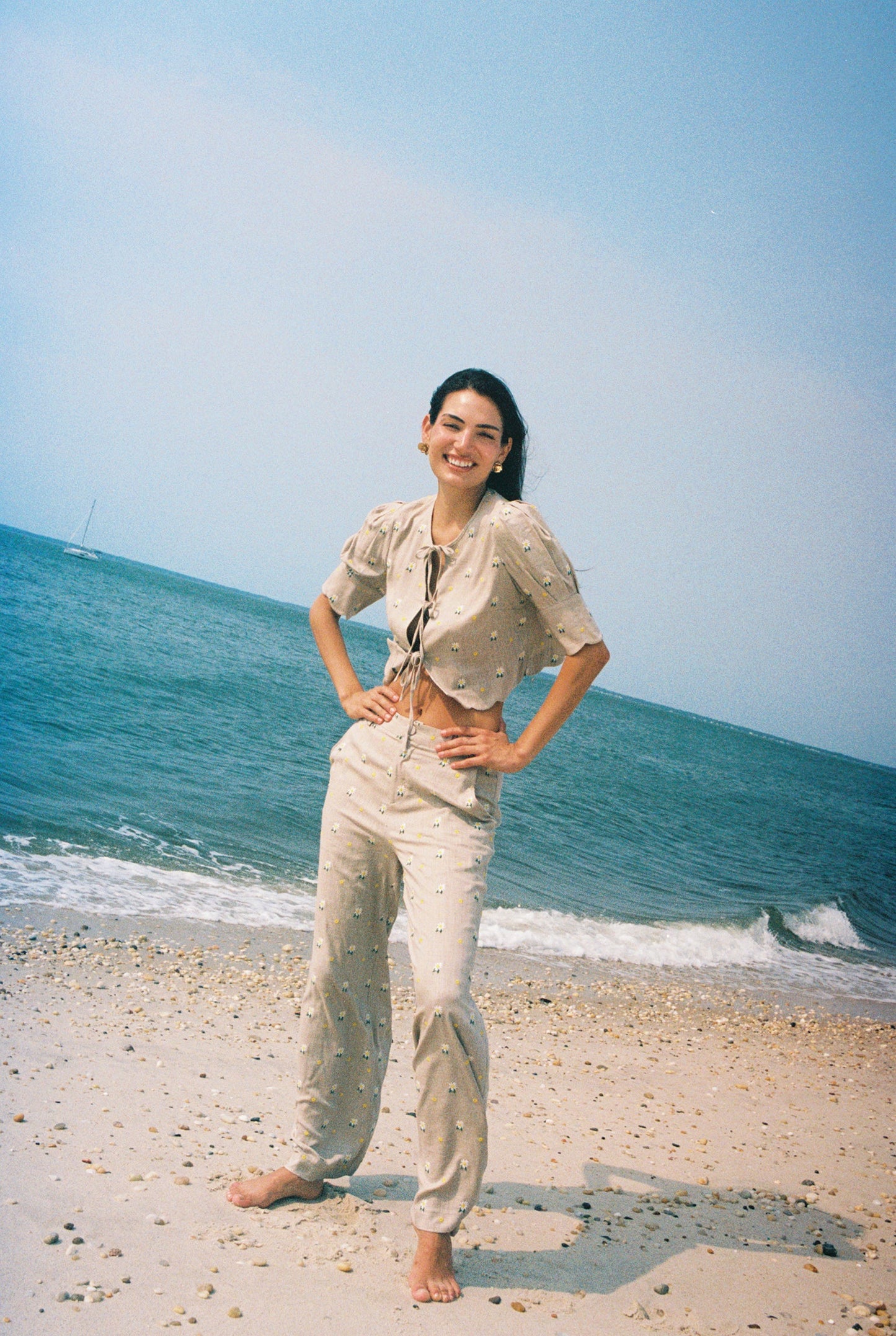 Sister NY Portofino Pant in Daisy