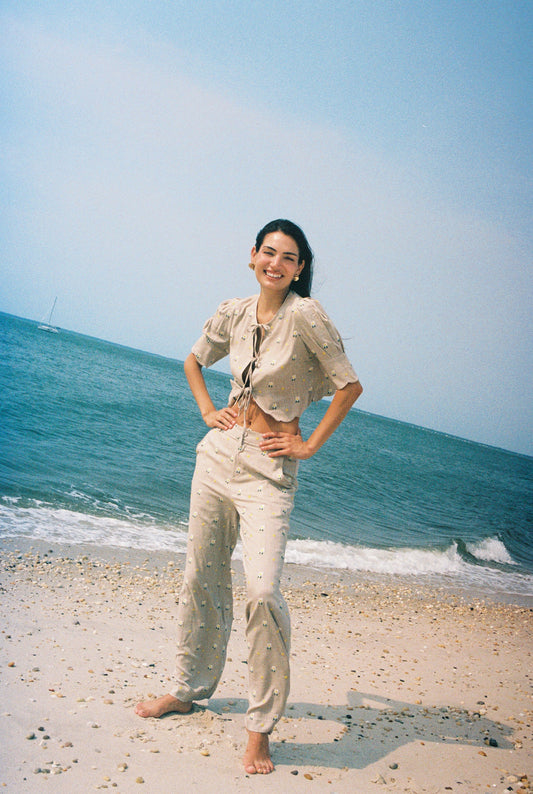 Sister NY Portofino Pant in Daisy