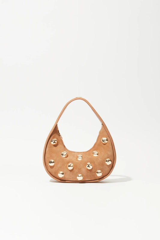 Simkhai Finn Studded Suede Shoulder Bag