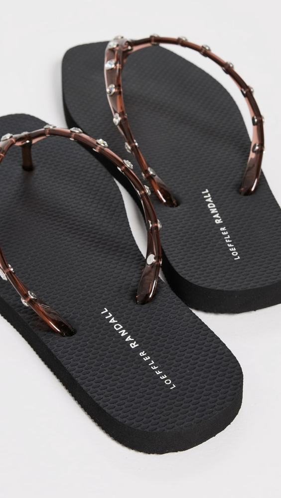 Loffler Randall-Taryn Crystal Jelly FlipFlop