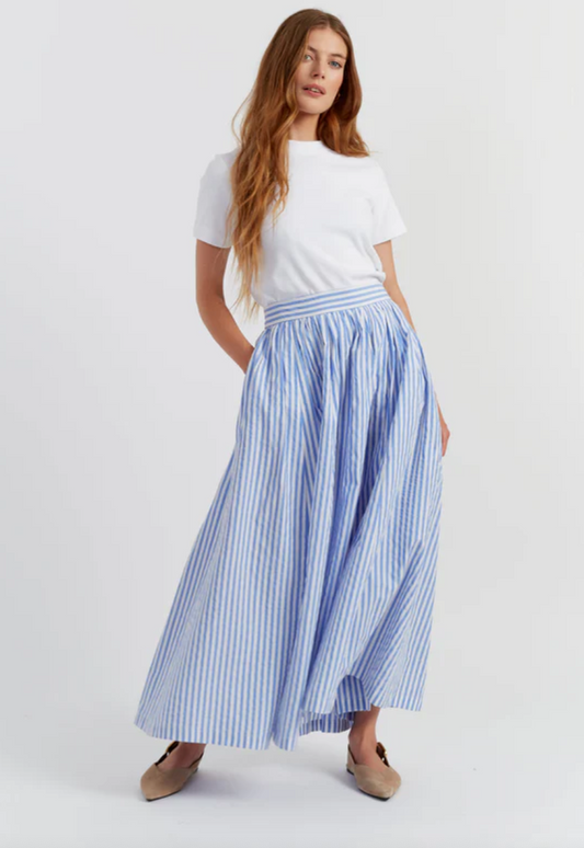 Chinti & Parker Oxford Stripe Skirt