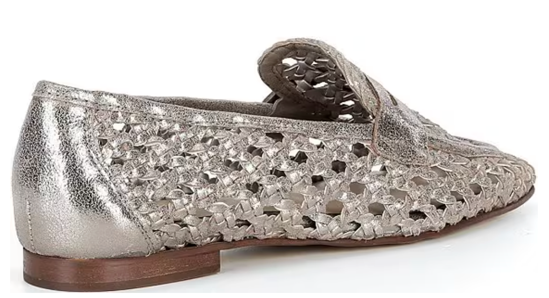 Donald Pliner Naolin Pewter Penny Loafer