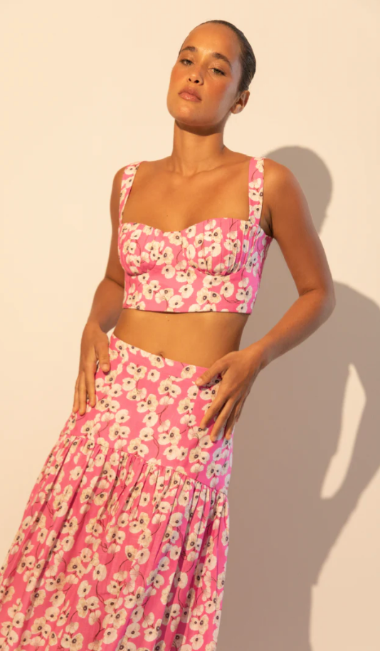 KLEID Arya Top | Pink Poppy