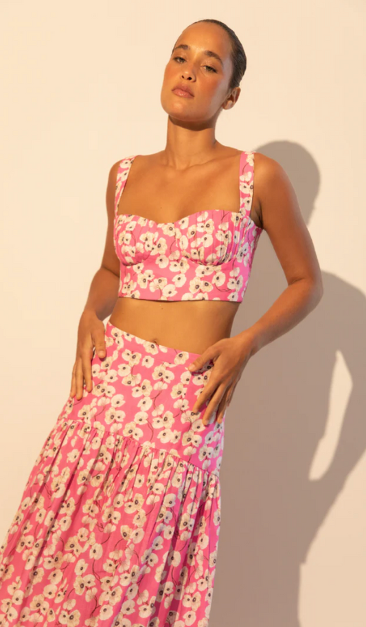 KLEID Arya Top | Pink Poppy