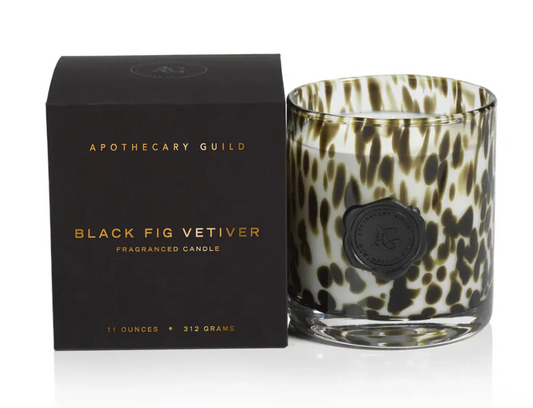 Zodax Candle Black Fig Vetiver - Single Wick