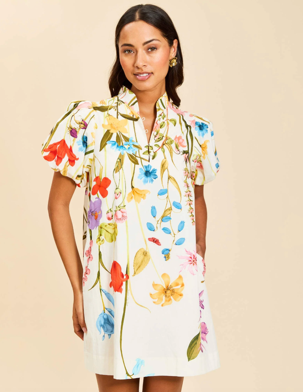 Mestiza Elliana Printed Mini Dress