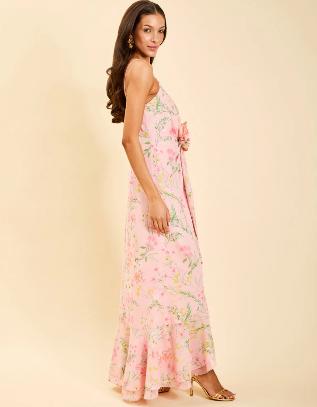 Mestiza Love Letter Ruffle Gown
