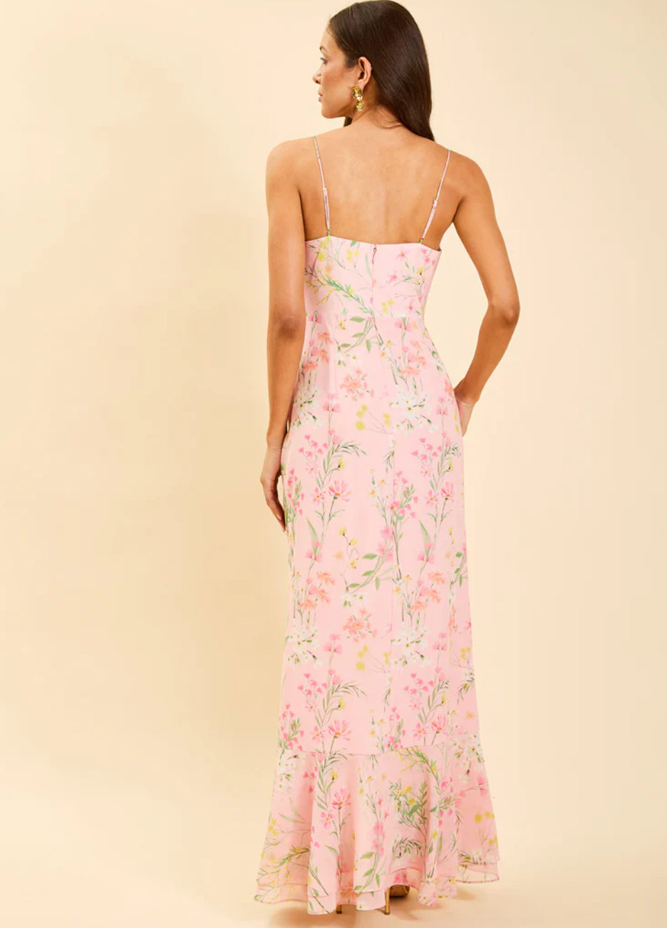 Mestiza Love Letter Ruffle Gown