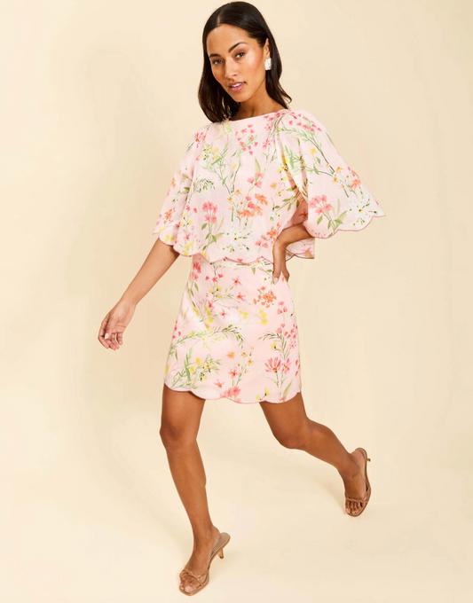 Mestiza Pilar Scallop Mini Skirt