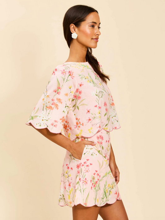 Mestiza Charlize Scallop Top