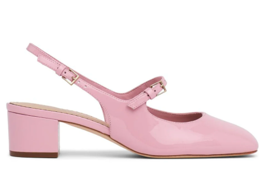 Cinq á Sept Patent Slingback Block Heel