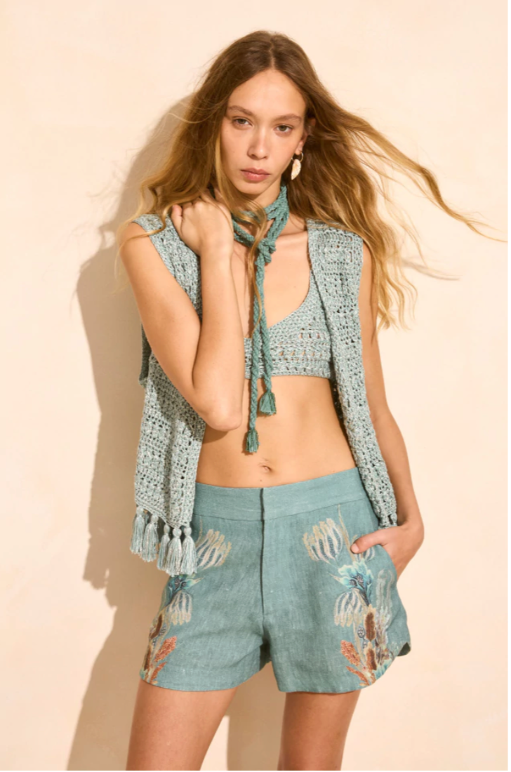 Solange M. Kavo Short, Teal