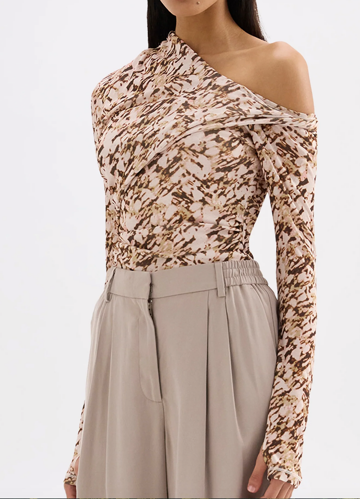 The Nude Lucy Liora LS Mesh Top
