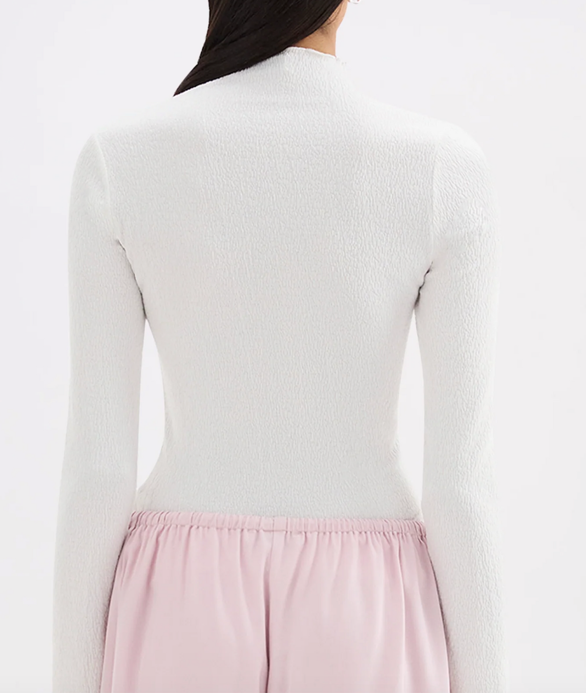 Nude Lucy Mimi L/S Top Sea Salt, and Black