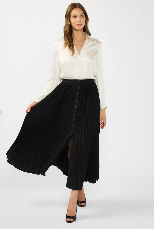 LOVESTITCH - Lenore Pleated Maxi Skirt