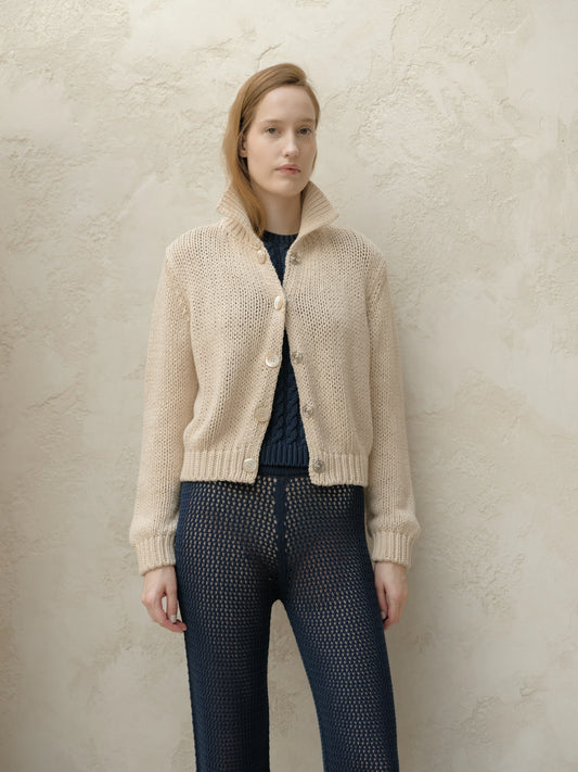 Cotton Bomber Beige