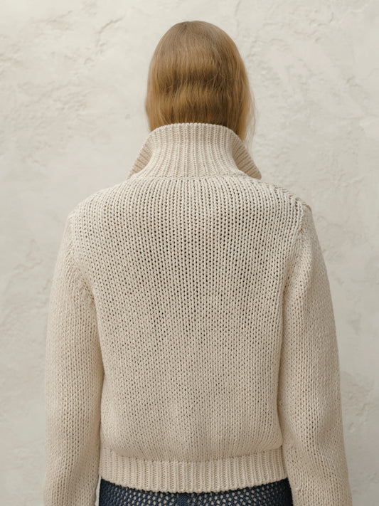 Cotton Bomber Beige