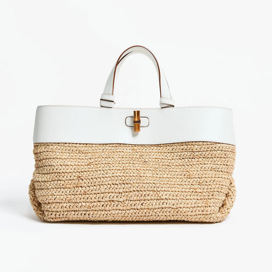 Pamela Munson The Parker Tote in White