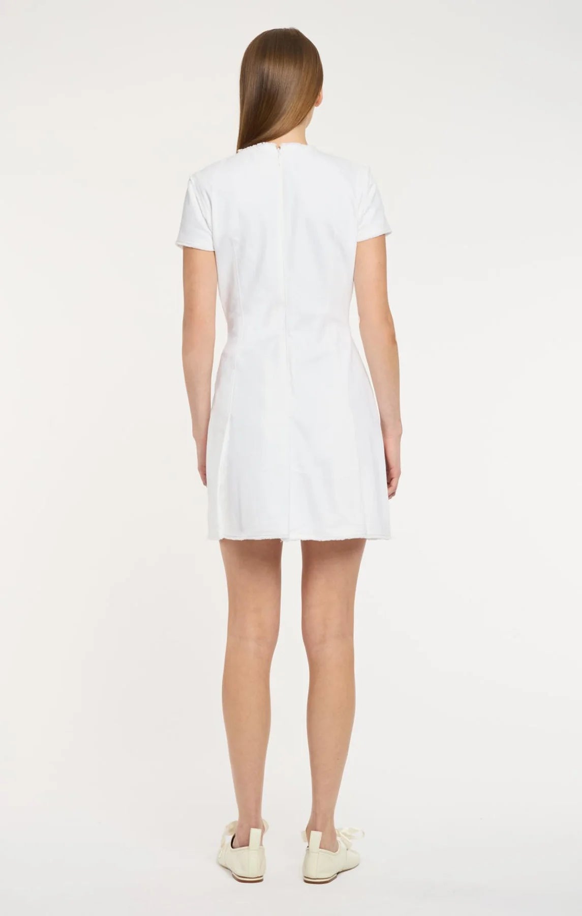 Cinq a' Sept White Denim Nova Dress