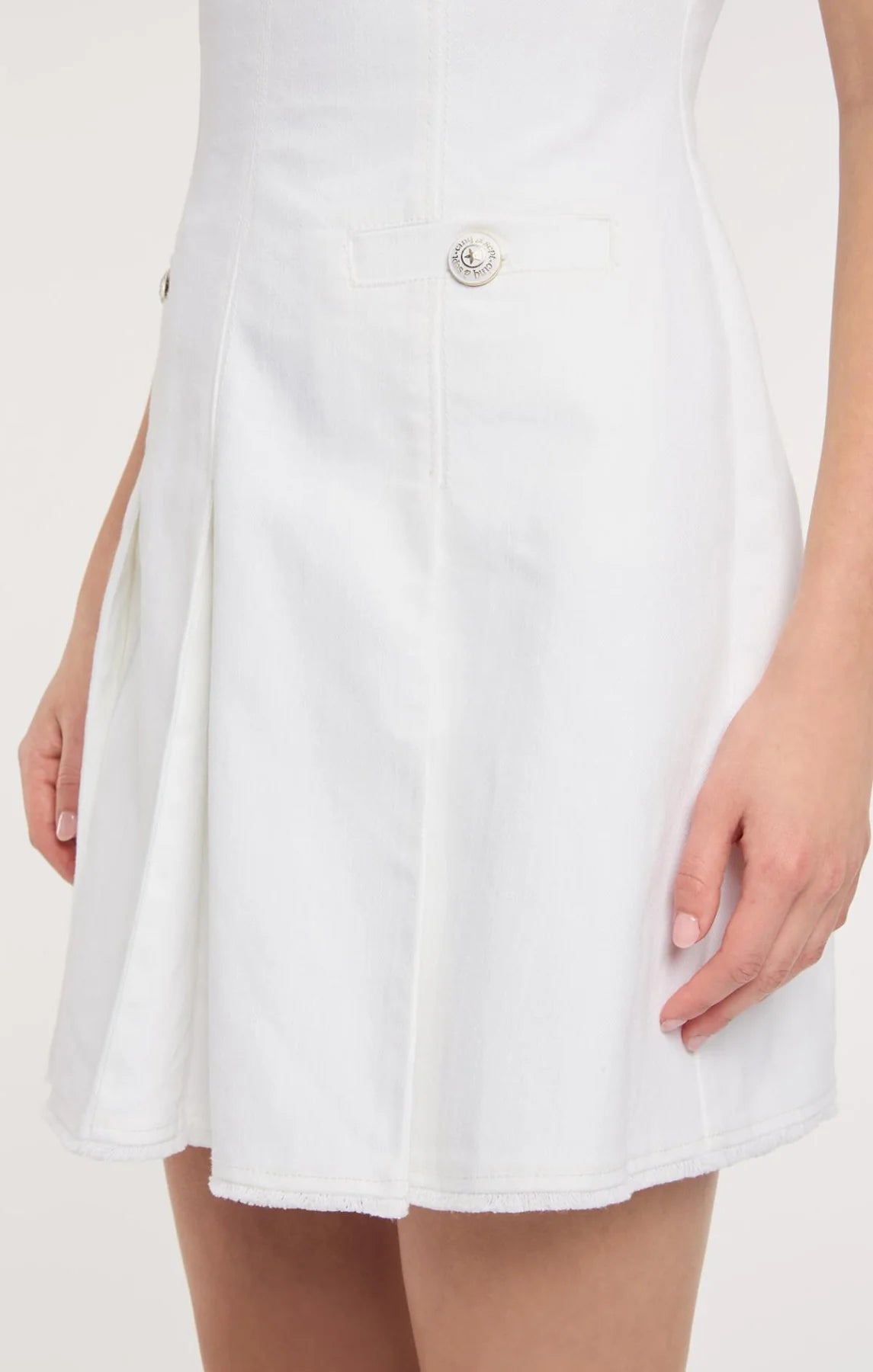 Cinq a' Sept White Denim Nova Dress