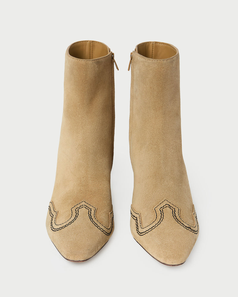 Loeffler Randall Aspen Sand Suede Ankle Boot