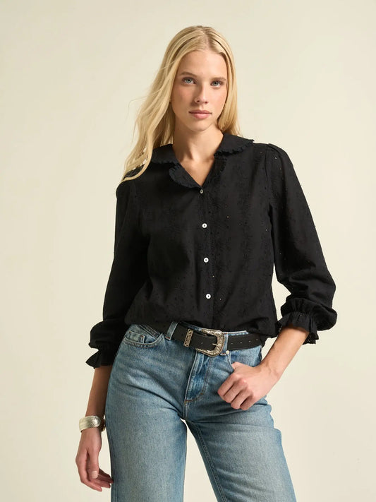 Sonmer Nicole Blouse- Black