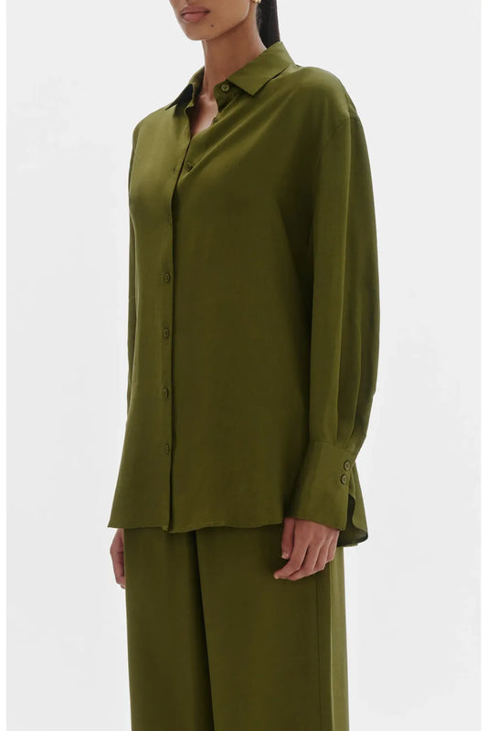 Tilly Tencel Shirt - Cypress
