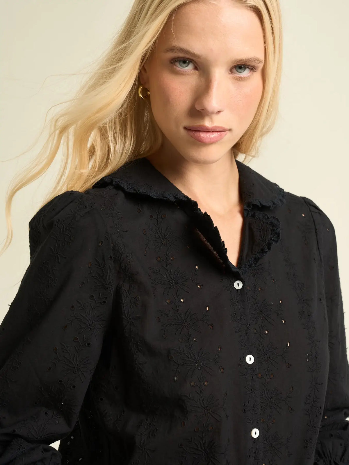 Sonmer Nicole Blouse- Black