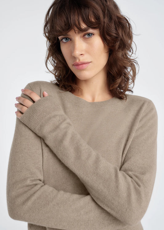 Favorite Daughter Cashmere Crew, Mink