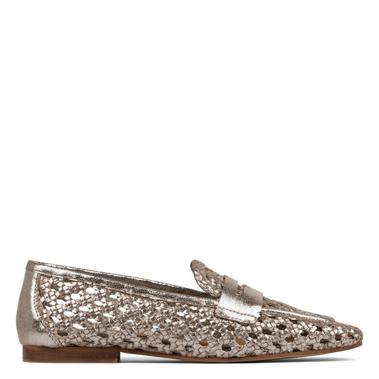 Donald Pliner Naolin Pewter Penny Loafer