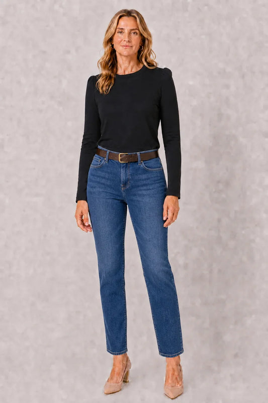 The Maren Puff Sleeve - Black