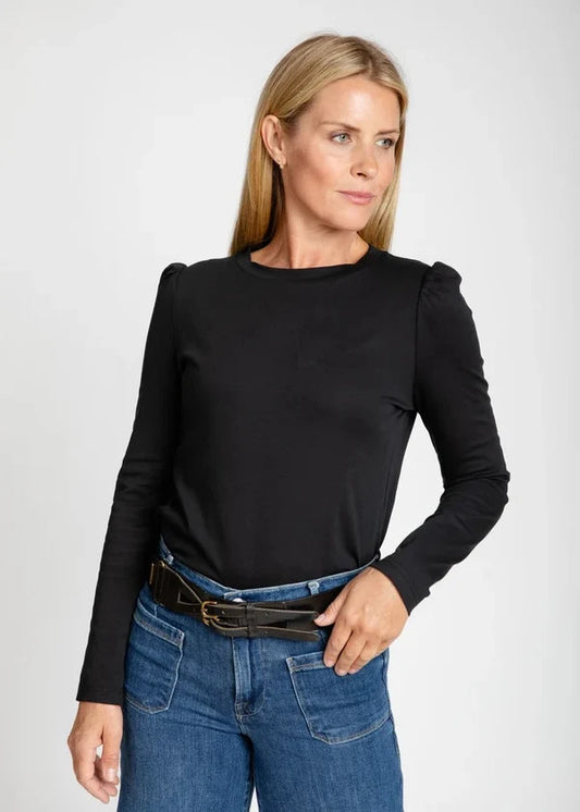 The Maren Puff Sleeve - Black