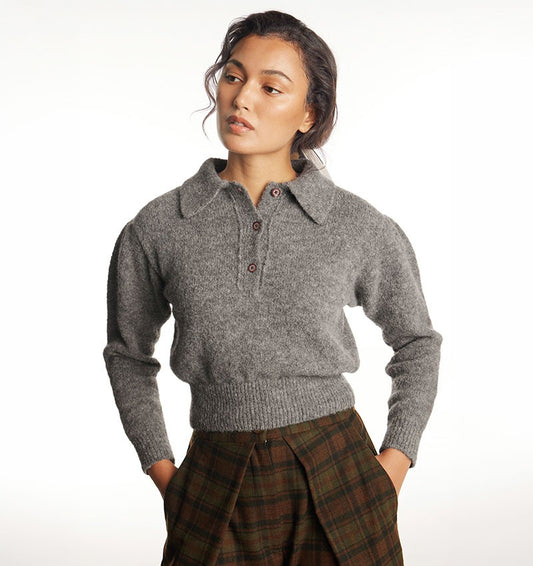 Chie Mihara Kiss Sweater, Grey