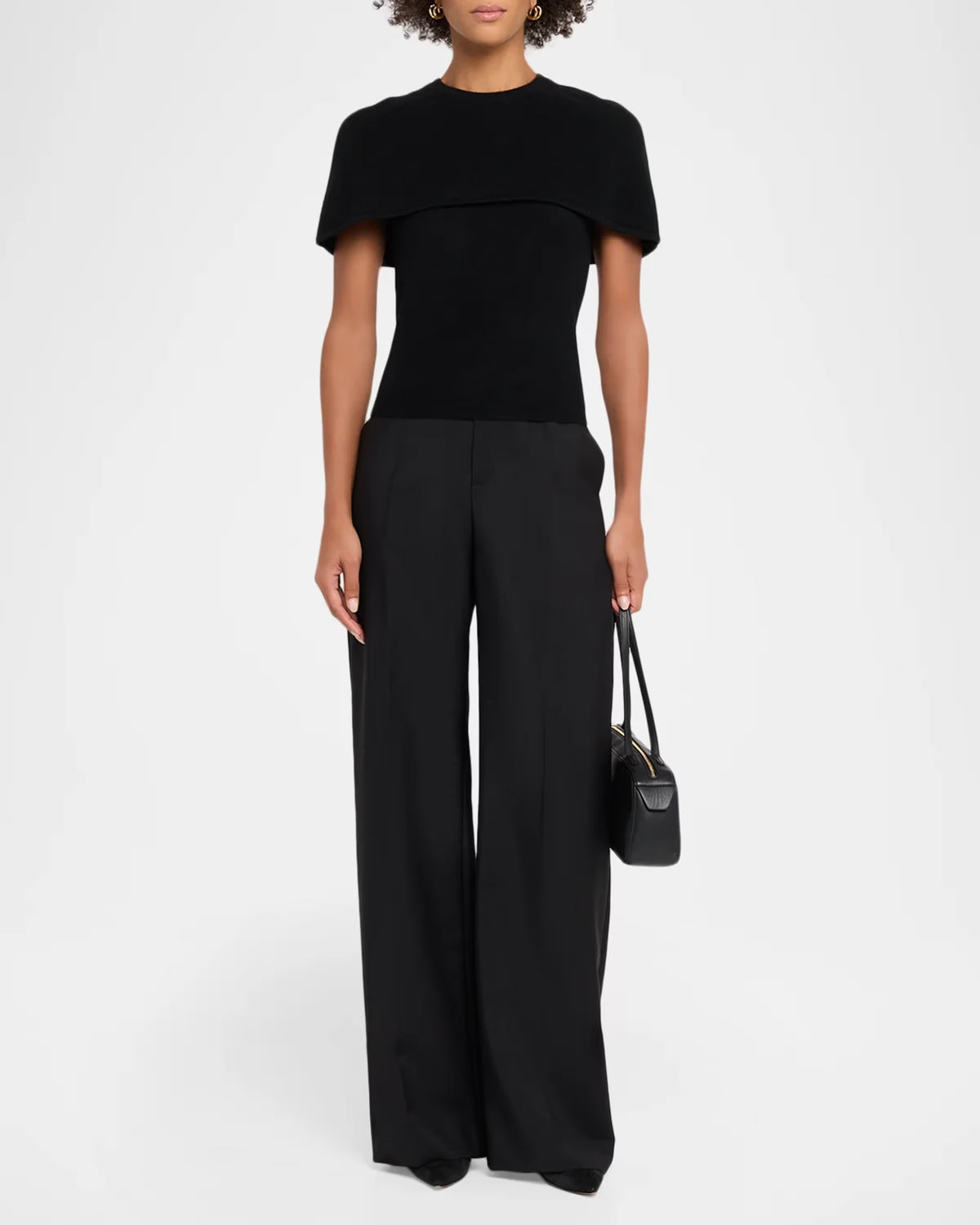 Simkhai Yuke S/S Top, Black